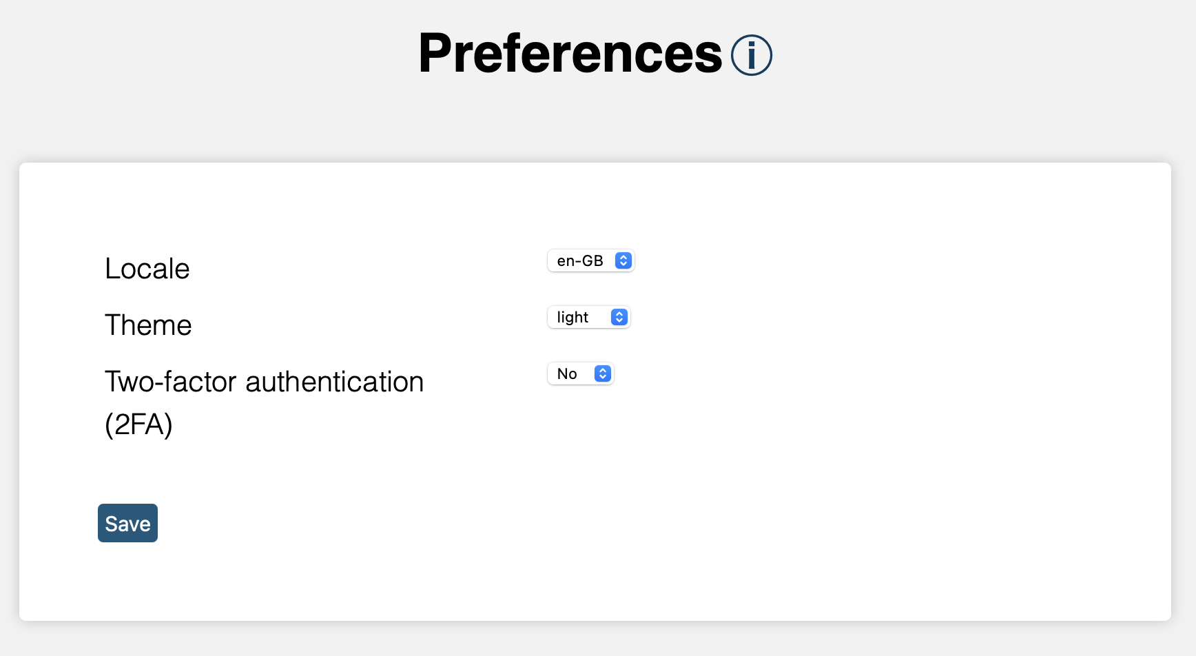 Preferences