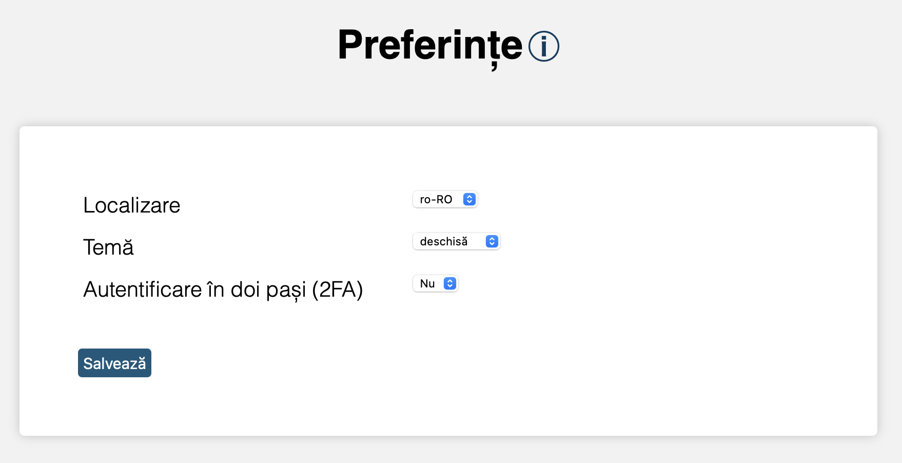 Preferințe